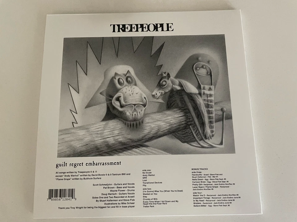 Treepeople:Guilt Regret Embarrassment dbl LP Bonus tracks COLOR - Built to spill - Image 2 of 4