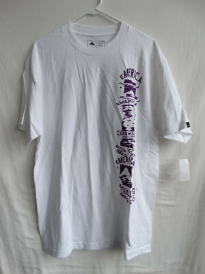 Emerica Footwear New Low T-Shirt NEU Skateboard kurzarm white L