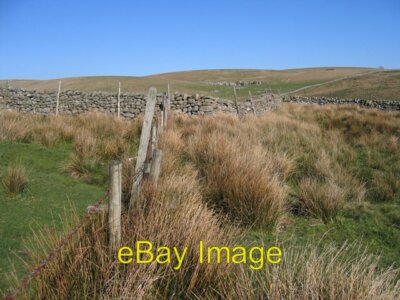 Foto 6x4 Zaun und versetzte Steinmauer unter Ling Gill Rigg Ribble Head \/S c2007