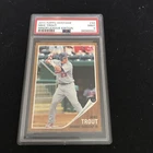 2011 Topps Heritage #44 Mike Trout Minor League Edition Rookie Card PSA 9 MINT