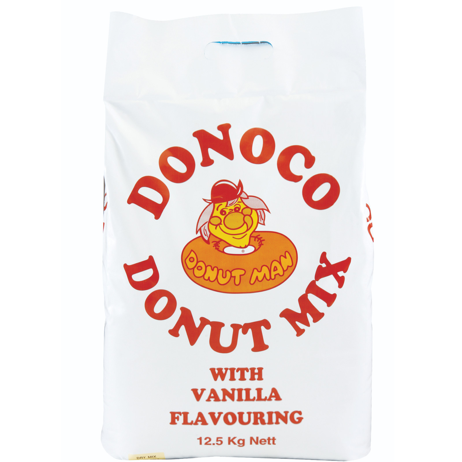 DONOCO Vanilla Cake Donut Mix Light Fluffy Catering Breakfast Doughnuts 12.5kg