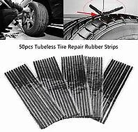 USA 50 Tubeless Tire Repair STRING SLIM Long 7"x1/8" XTRA SEAL 12-370 BJ RE-645