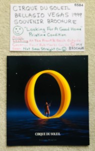 O VEGAS SHOW SOUVENIR BROCHURE 1999 - Almost Pristine (6585)