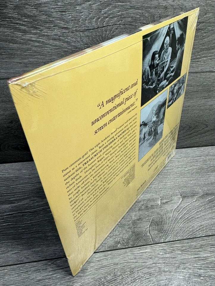 NEW SEALED! The Treasure of the Sierra Madre Laserdisc NOT DVD VHS OR VINYL!!!!! Foto 3 de 4