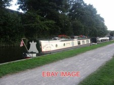 PHOTO  BATH CHERUS TWO BY THE TOWPATH NARROWBOAT 'CHERUS TWO' MOORED IN EVENING