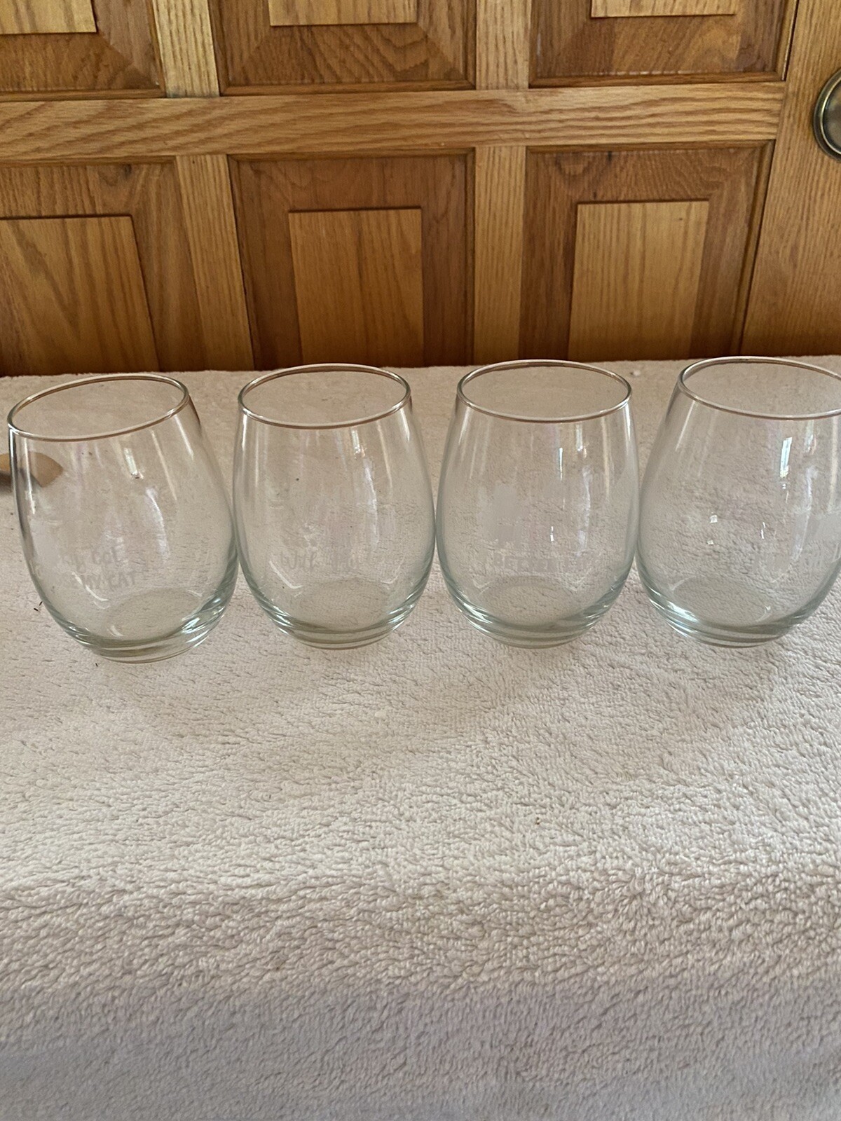 set of 4 drinking glasses eBay
