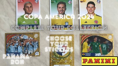Panini Copa America USA 2024 Stickers #PAN1 - #ROH2 - YOU PICK-COMPLETE YOUR SET