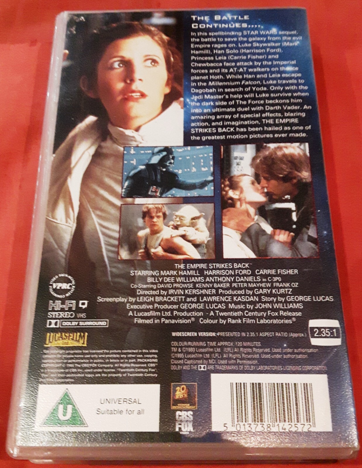 Star Wars The Empire Strikes Back Vhs 1995