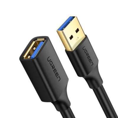 Cable extension USB 3.0 0.5m black; UGREEN/30125