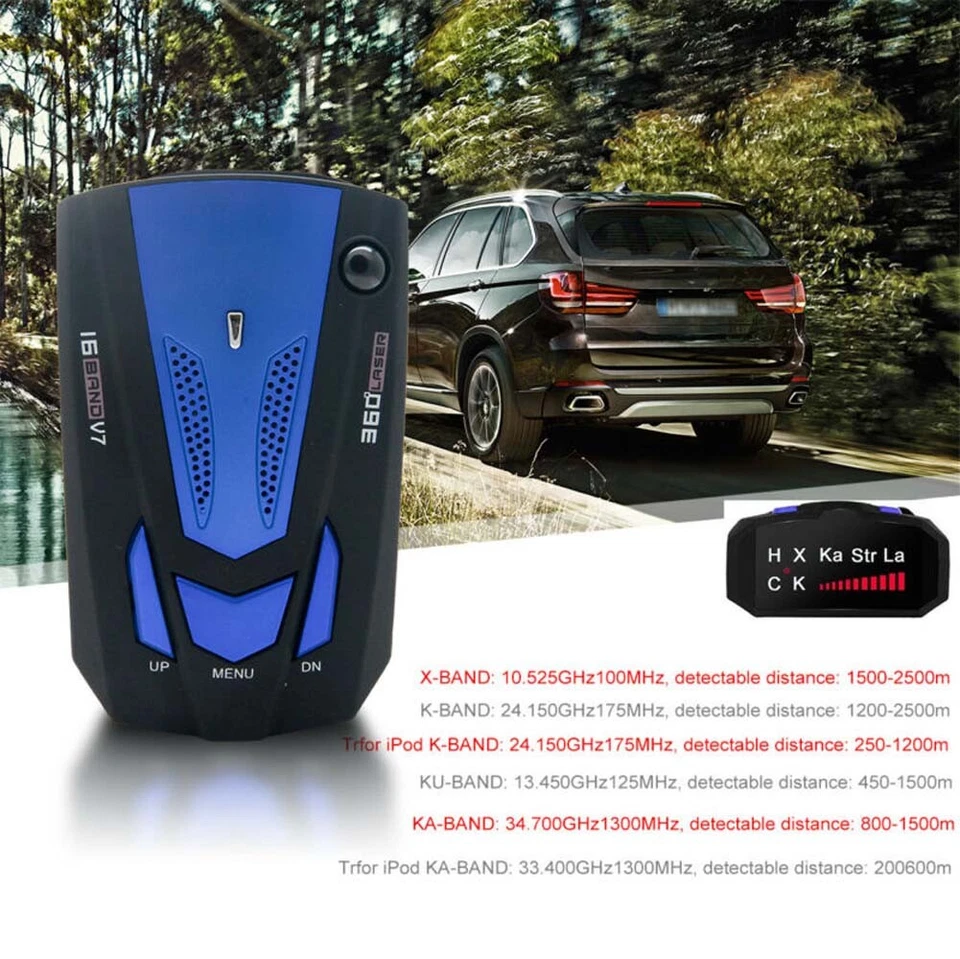 Speed Detector V7 Car Radar Speed Testing System Band Receiver With Voice Alert - Image 4 of 4