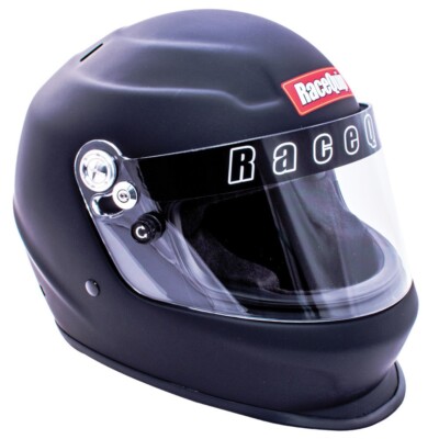 RACEQUIP Helmet, Pro Youth,SFI 24.1,Head and Neck Support Ready, Flat Black