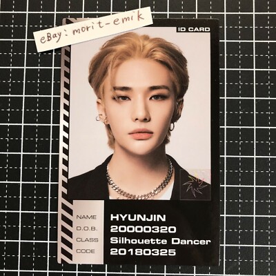 Stray Kids HYUNJIN ID - ODDINARY - official Photo card Mini Album