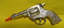 VINTAGE Private Eye Kilgor toy cap gun revolver parts or repair Western Decor