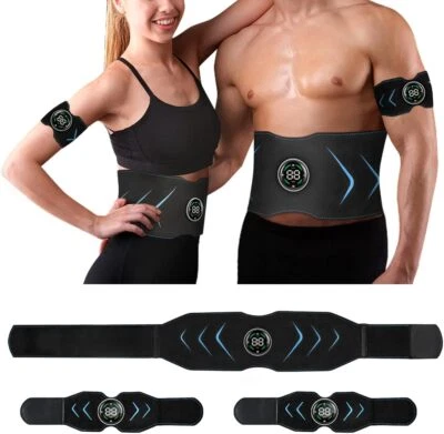 ABS Electric Muscle Stimulate Machine Abdominal Trainer Fitness Workout Belt - Image 1 of 4