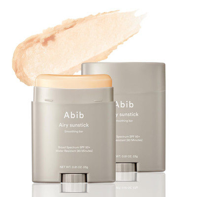 Airy Sunstick Smoothing Bar SPF50 | Non-Sticky Matte Finish Sun Protection for F