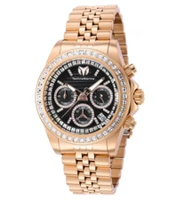TechnoMarine Manta Ray Luxe Women's 40mm Rose Gold Crystals Watch TM-221018