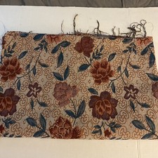 46" X 56" WIDE FLORAL TAPESTRY UPHOLSTERY FABRIC.