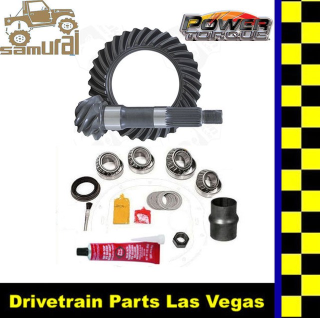 Premium Ring and Pinion Gear Set & Master Bearing Kit Suzuki Samurai 4.