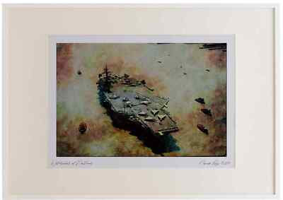 795067 _USS John F. Kennedy_, Einfahrt in New York Harbor, Fleet Week, U.S.A. Wate