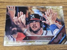 2016 Topps Update #US131 Tyler Flowers Gold SP #/2016 Atlanta Braves Nmmt