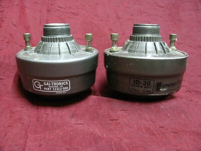 Lot of 2 University Sound ID-30/Gai-Tronics horn Driver Units 16 ohms 30 watts