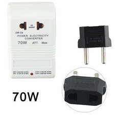 110V120V To 220V240V Voltage Converter, StepUp Down Transformer For Traveler