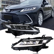 LED Headlights for Toyota Camry 2018-2023 8th Gen Projector Front Lamps Assembly