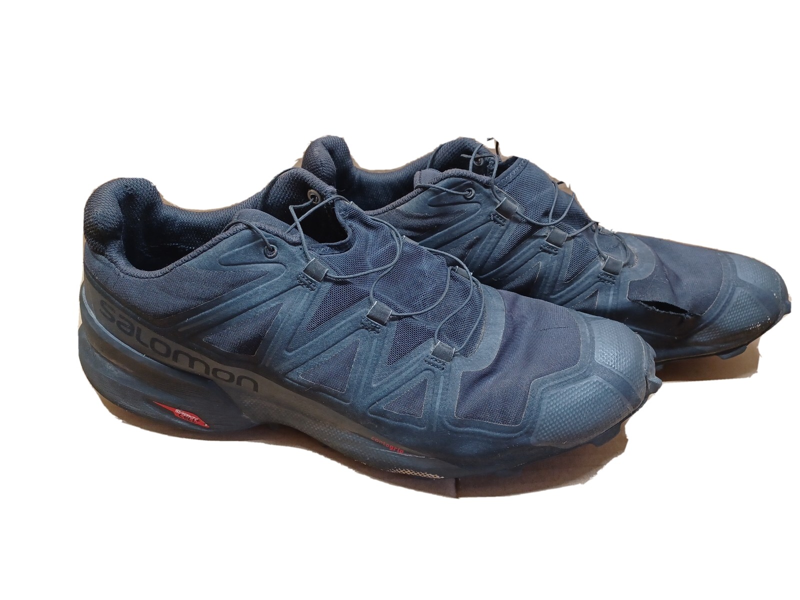 Scarpe da corsa nere Salomon Speedcross 5 taglia 14 406840 da uomo