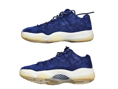 Air Jordan 11 Retro Low RE2PECT Derek Jeter Size 9 Navy Blue with