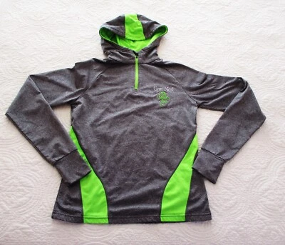 AUGUSTA AUGUSTA SPORTSWEAR LADIES XS GREEN/GRAY HOODIE. PREOWNED - Image 1 of 4