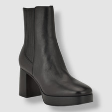 Nine West Women’s Black Eds Round Toe Block Heel Dress Booties Shoe Size 9M