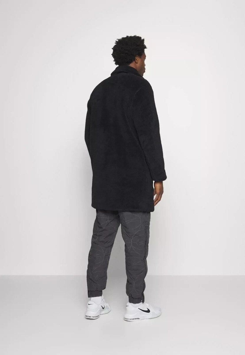 Nike Sportswear Men's Fleece Trench Coat Loose Fit FB7119-010 Size