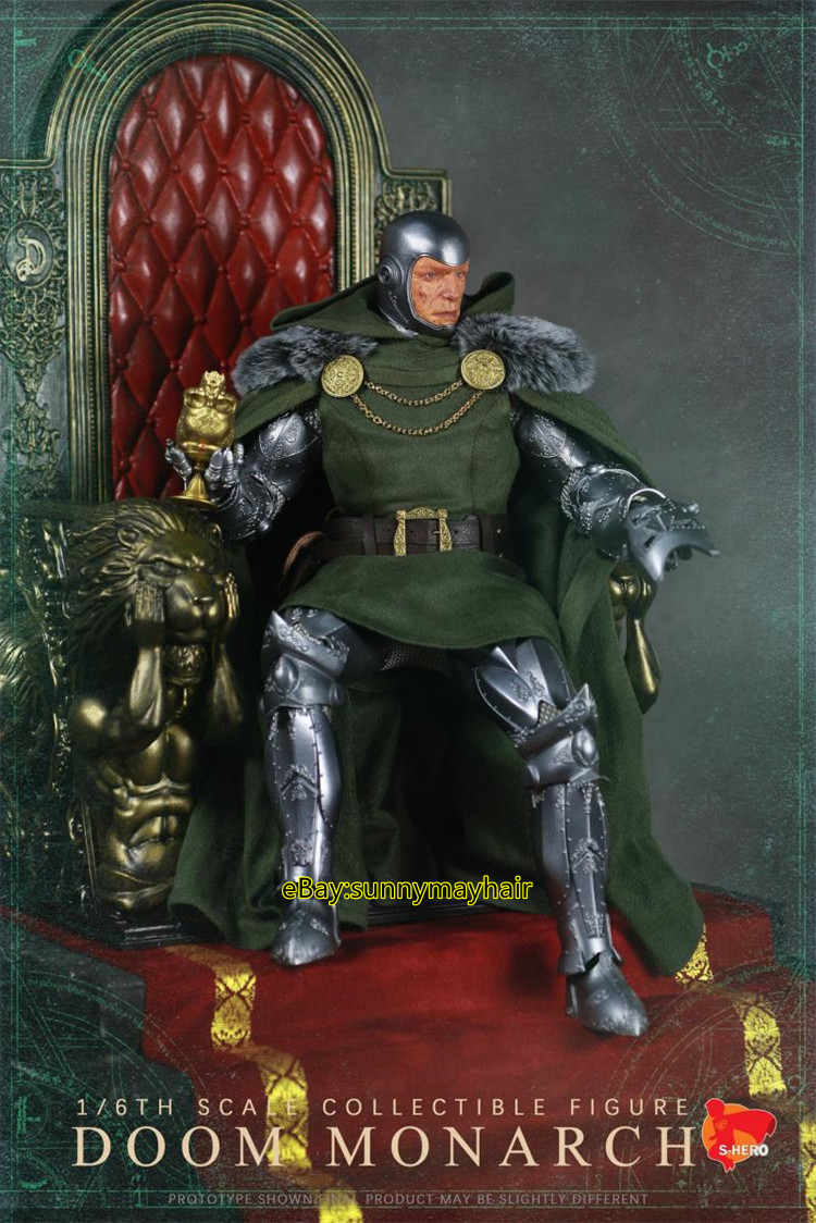 1/6 S-HERO SH001 Male Doctor Doom Julian McMahon 12'' Action 1/6 S-HERO SH001 Male Doctor Doom Julian McMahon 12'' Action