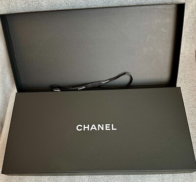 ORIGINAL Karton Box CHANEL Schwarz Leer