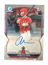 2023 Bowman Draft Alberto Rios Chrome Auto 1st #CDA-AR Angels
