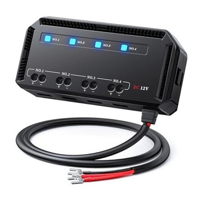 12V Fuse Block, 20A Motorcycle Fuse Relay Box Kit with LED Warning Indicator 4 