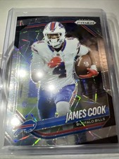 2025 Panini Prizm Football - James Cook Card 27 Lazer Prizm