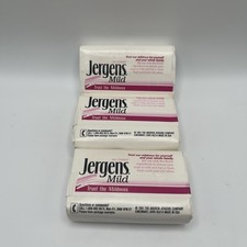 Vintage Jergens Mild Personal Bar Soap Lot Of 3 Bars 3.5 Oz Ea New/Sealed 1991