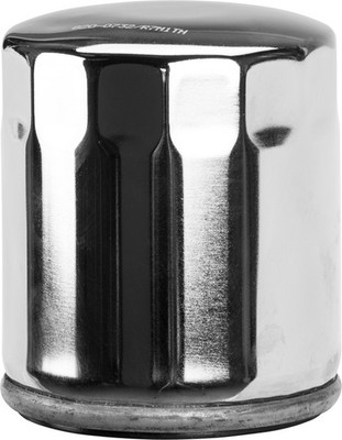 HardDrive Premium Oil Filter Chrome #PS171C Harley Davidson