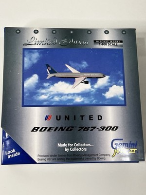 Gemini Jets Diecast 1:400 United Boeing 767-300 N672UA Ltd Edition