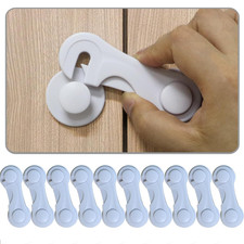 Child Proof Cabinet Locks for Baby Safety, 10 Pcs Baby Proofing Cabinet Locks wi