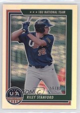 2022 Panini USA Baseball Stars & Stripes Holo Silver 56/80 Riley Stanford tj1
