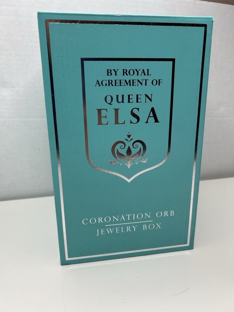Frozen On Broadway Elsa Coronation Orb Jewelry Box W/ Base Disney