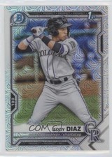 2021 Bowman Chrome Prospects Mega Box Mojo Refractor Eddy Diaz #BCP-33 0y2p