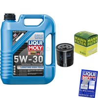 Inspektionspaket 5L Liqui Moly Longtime 5W-30 FüR Chevrolet Spark 1.0 1.2 Aveo