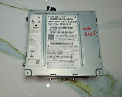 14-18 Mercedes W205 C-Klasse Radio Audio Head Unit CD Player A205 9001722 OEM