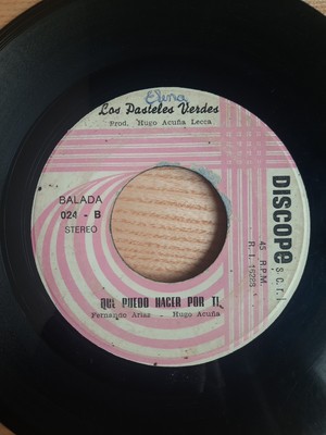 Los Pasteles Verdes   No Sé Que Tengo No Sé / Que puedo hacer por PERU SINGLE 7''