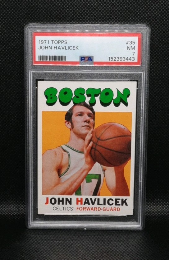 1971 Topps #35 John Havlicek Boston Celtics HOF PSA 7