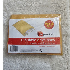 epack-it 8 Bubble Envelopes Peel & Seal 110mm x 165mm Bubble Wrap