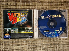 Blue Stinger (Sega Dreamcast) CIB Complete In Box Excellent Condition w/Reg Card